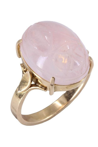 Bague BAGUE SCARABÉ QUARTZ ROSE 58 Facettes 066641