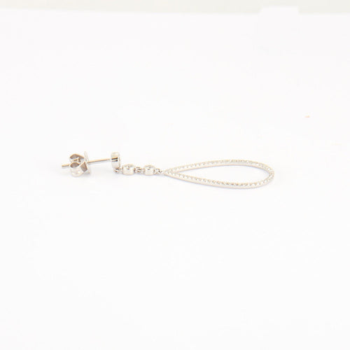 Boucles d'oreilles Boucles d'oreilles en Or blanc & diamants 58 Facettes