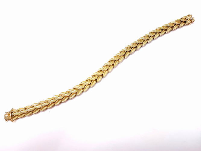 Bracelet Bracelet or 18K 58 Facettes BracFeuil.916