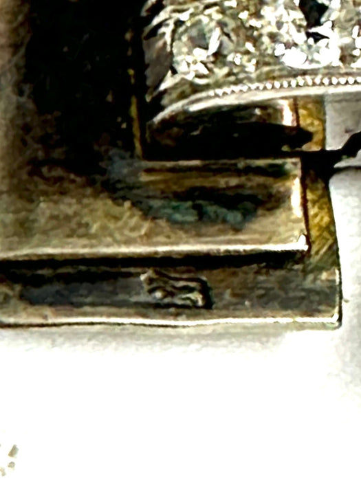 Bracelet Bracelet Art-Déco Or blanc Diamants,. 58 Facettes
