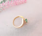 Ring Emerald Ring Diamonds Yellow gold 58 Facettes AA 1488