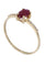 Bague 53 Bague rubis, diamants 58 Facettes 063581
