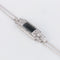 Bracelet Bracelet platine, onyx et diamants 58 Facettes