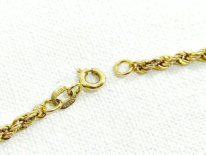 Collier Chaine En Or Torsadé 58 Facettes 3105/1