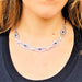 Necklace Necklace Sapphires Diamonds White gold 58 Facettes 20400000676