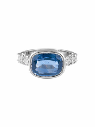 Bague 52 Bague Saphir et Diamants 58 Facettes