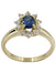 Ring 53 MARGUERITE TOPAZ AND DIAMOND RING 58 Facettes 056871
