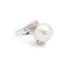 Ring Cultured pearl ring, diamonds 58 Facettes B306