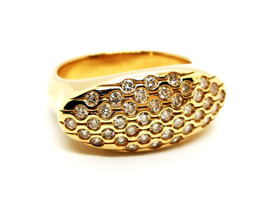 Bague 54 Bague Or jaune Diamant 58 Facettes 1292363CN