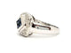 Bague 57 Bague Or blanc Saphir 58 Facettes 879865CD