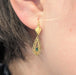 Earrings Yellow gold and emerald earrings 58 Facettes 24963