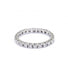 Bague 55 / Blanc/Gris / Or 750 Alliance Or & diamants 58 Facettes 160337R