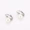 Boucles d'oreilles Dormeuses Perles, Diamants 58 Facettes
