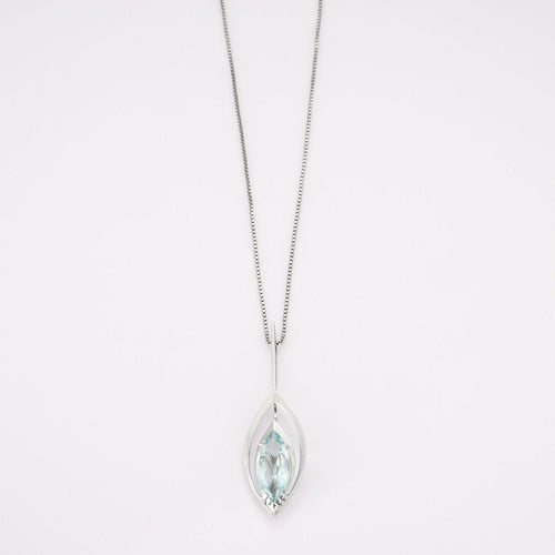 Collier Collier Pendentif Aigue-marine 58 Facettes