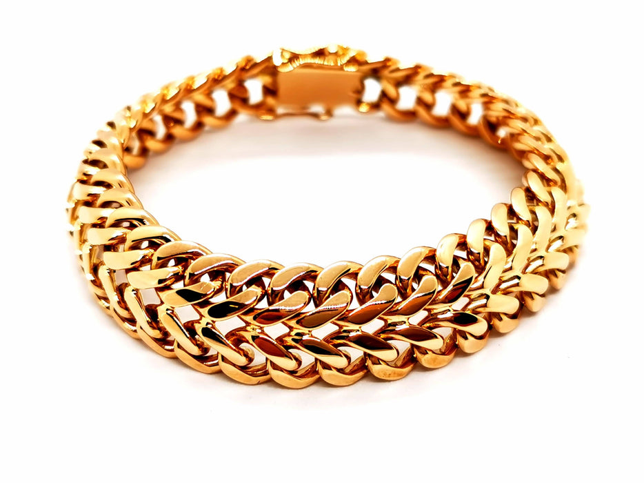 Bracelet Bracelet Maille gourmette Or jaune 58 Facettes 1186413CN