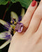 Ring Ring in yellow gold and Amethyst 58 Facettes 18690