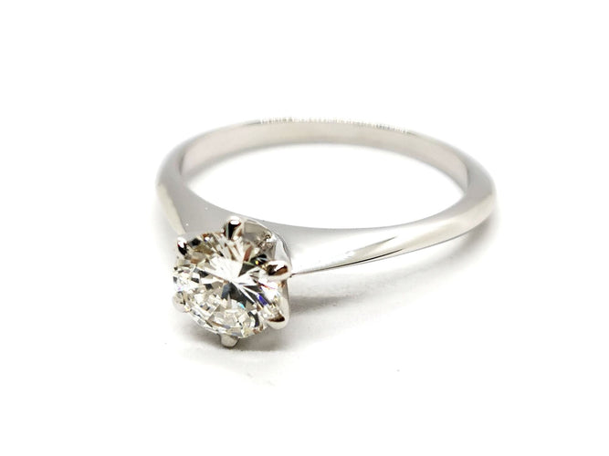 Bague 52 Bague Solitaire Or blanc Diamant 58 Facettes 1236775CN