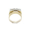 Bague 52.5 Bague tank 2 Ors Diamants 58 Facettes REF2203-3