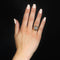 Bague 55 Bague vintage boule saphirs 58 Facettes 23-176