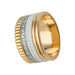 Ring 57 Boucheron ring, “Quatre White Edition Large”, three golds, white ceramic, diamonds. 58 Facettes 31693