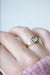 Ring Art Deco staircase ring in two golds and diamond 58 Facettes