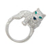 Ring 51 Cartier High Jewelry Ring, “Panthère de Cartier”, white gold, diamonds. 58 Facettes 31543