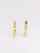 Twisted hoop earrings Yellow gold 58 Facettes J274