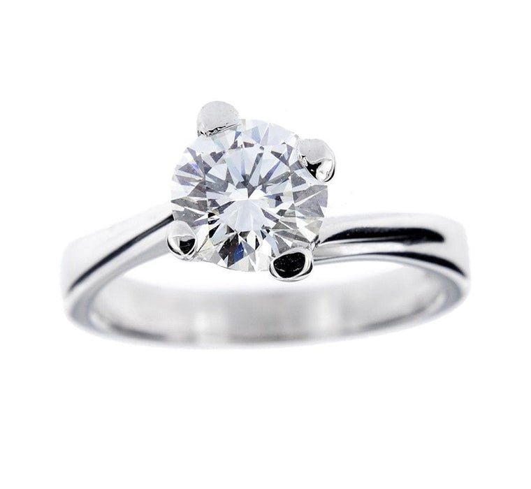 Bague 50 Bague solitaire diamant 1,20 ct 58 Facettes 12503