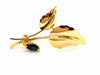 Broche Broche Fleur Or jaune Saphir 58 Facettes 1649451CN