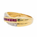 Ring 55.5 Ring Yellow gold Ruby 58 Facettes 2682320CD