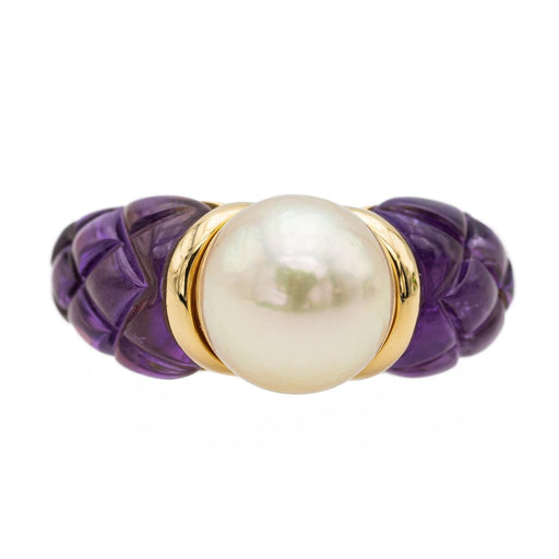 Ring 52 Fred Ring Yellow gold Pearl 58 Facettes 2609078CN