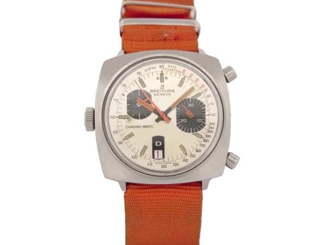 Montre vintage montre BREITLING top time 2211-15 38 mm automatique acier 58 Facettes 251742