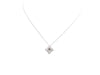 Collier collier roberto  pendentif flower en or blanc 18k 3.4gr 4 diamants 58 Facettes 249469