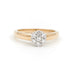 Ring 51 Marguerite Ring Yellow Gold Diamond 58 Facettes 1925953CN