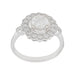 Bague 52 Bague marguerite en or blanc et diamants. 58 Facettes 31236