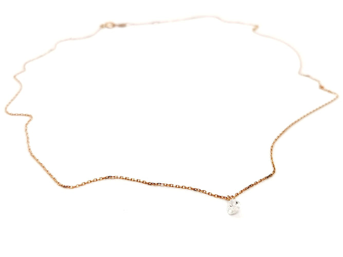 Collier La brune et la blonde Collier 360° Or rose Diamant 58 Facettes 1280075CN
