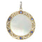 Pendentif Médaille Marie Art déco diamants et saphirs 58 Facettes 23191-0422
