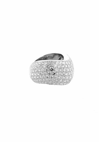 Bague 50 Bague CARTIER Nouvelle vague Diamants en Or Blanc 750/1000 58 Facettes 60902-56741