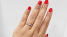 53 CARTIER ring - Solitaire ring in platinum and diamond 58 Facettes 31997