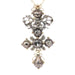 Gold pendant, diamond cross 58 Facettes 20170-0035