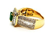 Bague 52 Bague Or jaune Emeraude 58 Facettes 1393412CN