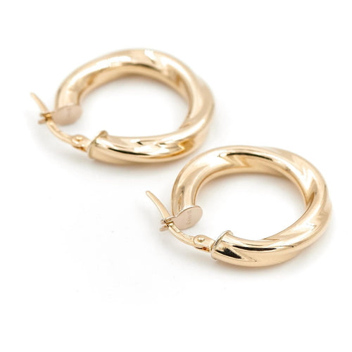 Boucles d'oreilles Boucles d'oreilles Créoles Or jaune 58 Facettes 1649335CN
