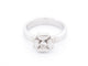 Bague 50 bague CHANEL trefle diamant solitaire 0.15ct en or blanc t50 58 Facettes 245161