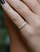 Ring 0,75 ct diamond garter ring 58 Facettes J105