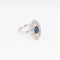 Bague Bague marquise en platine 58 Facettes 1