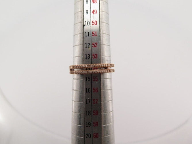 Bague 54 HERMES - Bague Ariane Or Rose Diamants 58 Facettes 252134