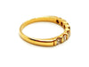 Ring 55 Half wedding ring Yellow gold Diamond 58 Facettes 1292390CN