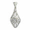 Pendentif Pendentif diamant vintage des années 1920 58 Facettes 23283-0105