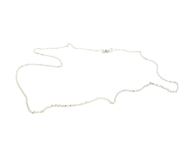 Collier Collier Chaînette Or blanc 58 Facettes 716805RV