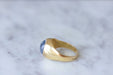 Ring Yellow gold and star sapphire bangle ring 58 Facettes